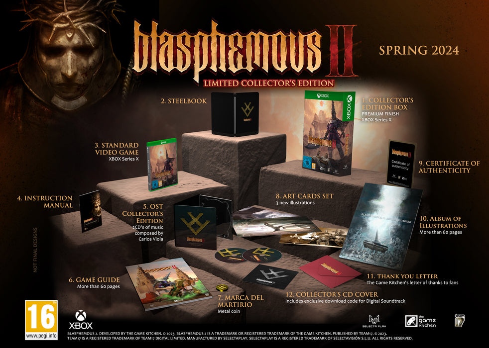 Blasphemous II Limited Collector's Edition - XBOX SERIES X [PEGI IMPORT] (PRE-ORDER)