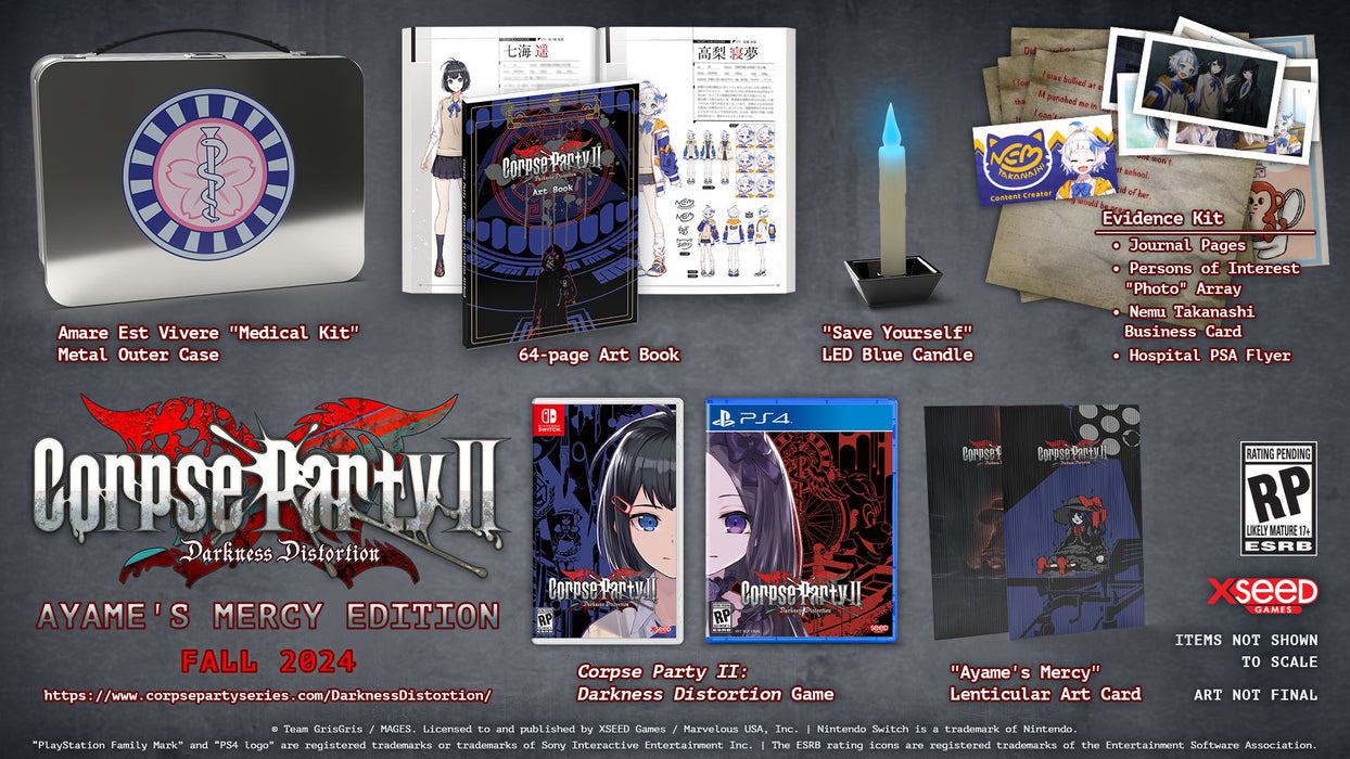 Corpse Party 2: Darkness Distortion Ayame's Mercy Limited Edition - Playstation 4 (PRE-ORDER)
