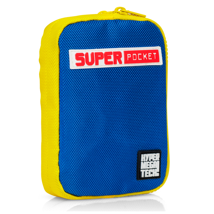 Super Pocket Case Blue-Yellow HYPER MEGA TECH