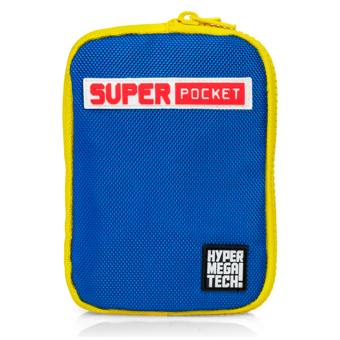 Super Pocket Case Blue-Yellow HYPER MEGA TECH