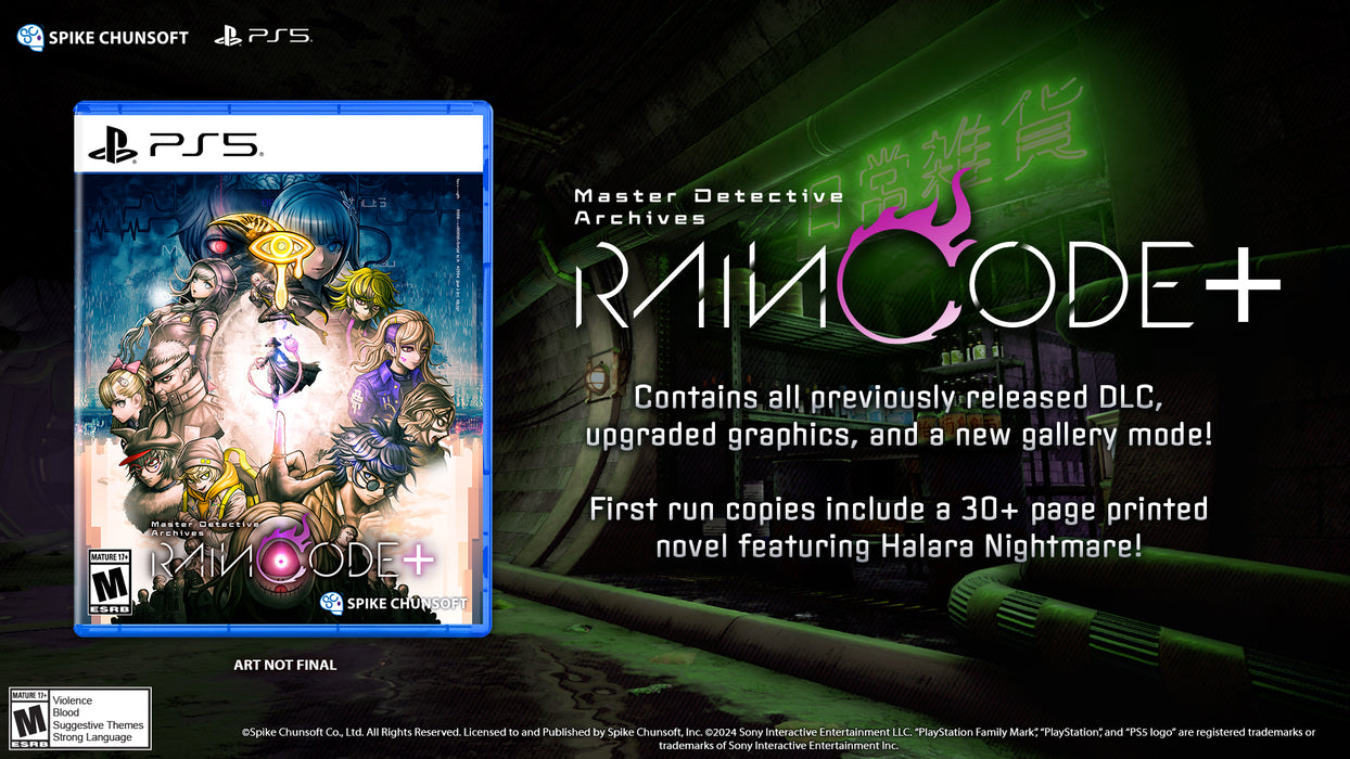 Master Detective Archives: RAIN CODE Plus - Playstation 5 (PRE-ORDER)