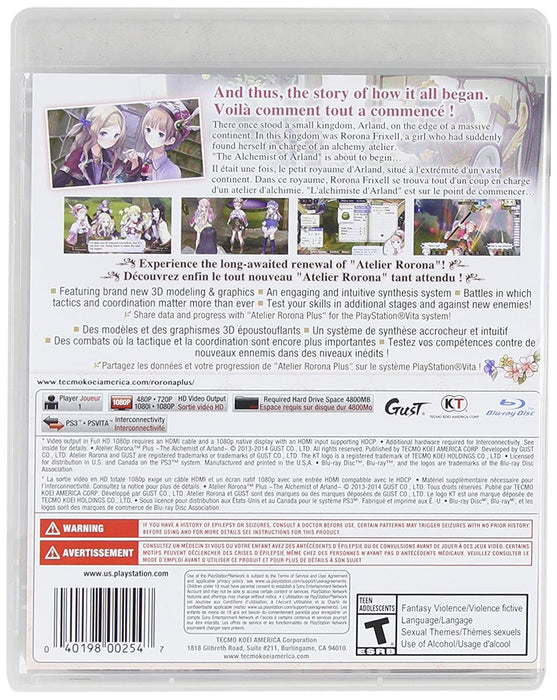 Atelier Rorona Plus: The Alchemist of Arland - PS3