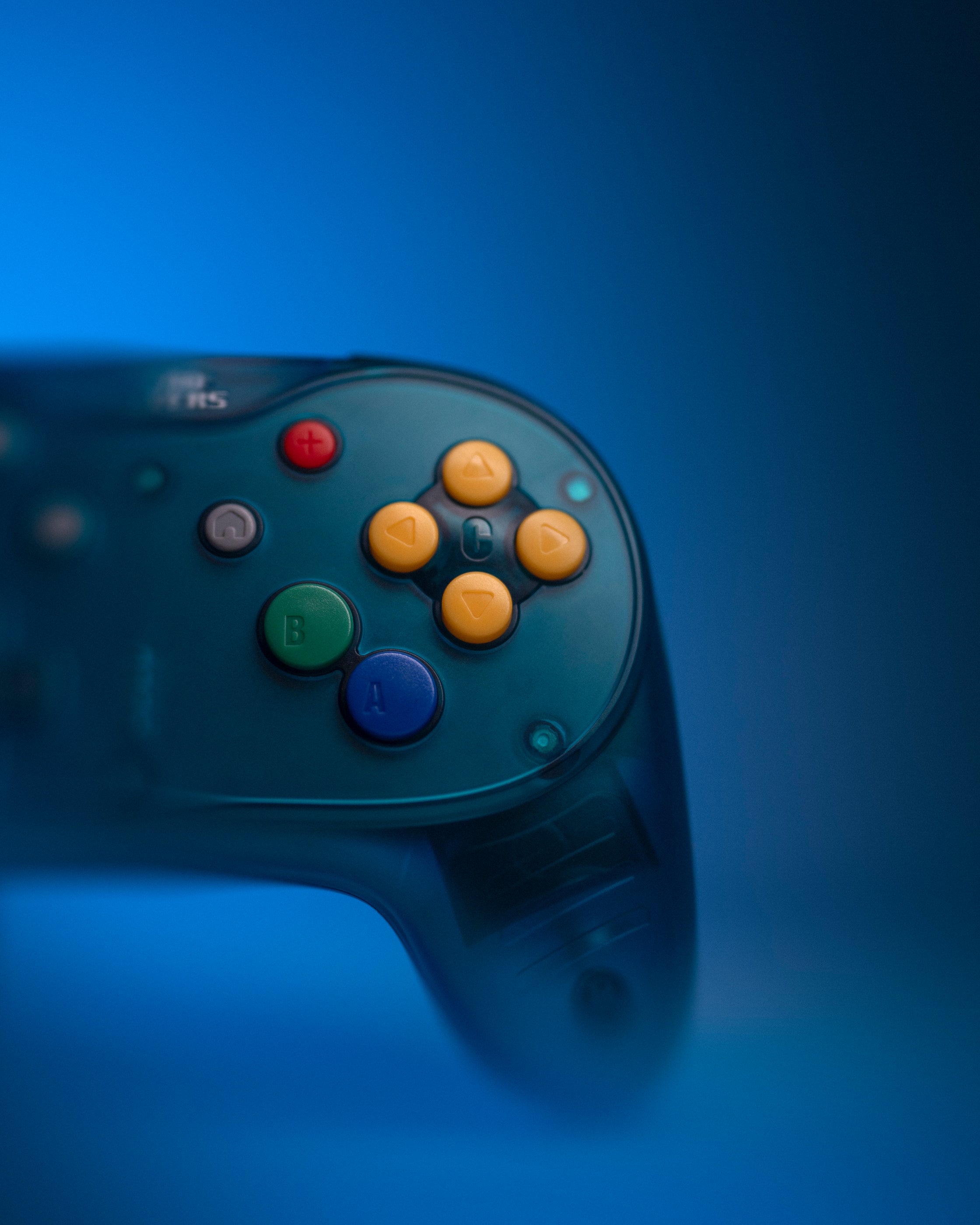 Brawler64 N64 Pro Series Wireless Controller [Ice Blue] - N64 / Switch ...