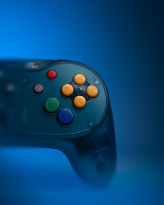 Brawler64 N64 Pro Series Wireless Controller [Ice Blue] - N64 / Switch / Switch 2 / PC (PRE-ORDER)