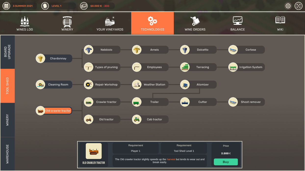 Hundred Days Wine Making Simulator [EU Import] - Playstation 5