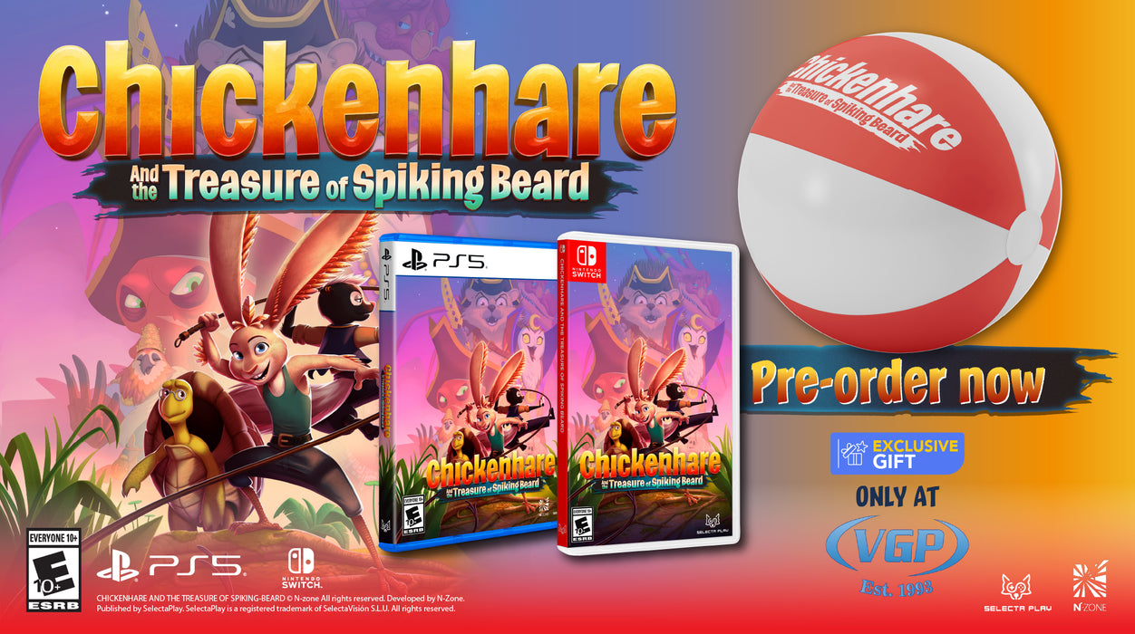 Chickenhare And The Treasure Of Spiking Beard - Playstation 5 (PRE-ORDER) (FREE SHIPPING)