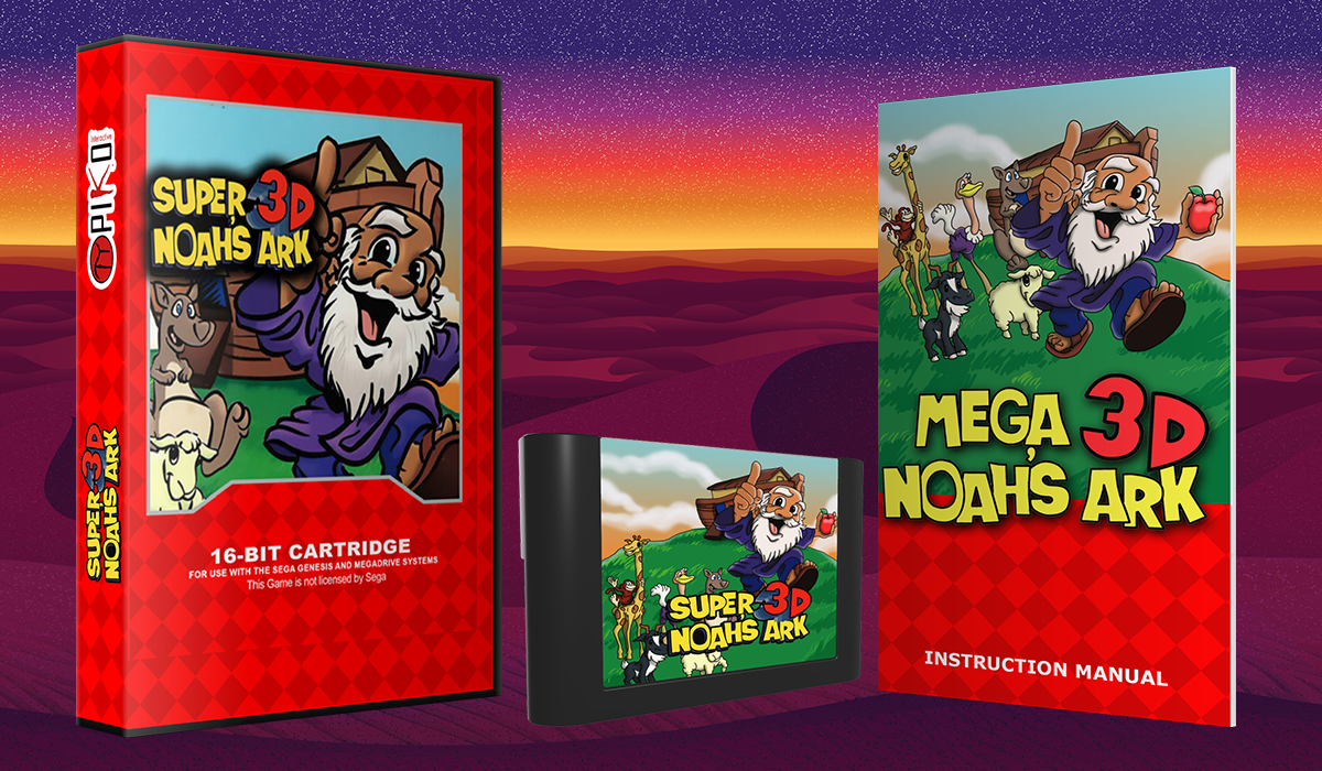 Mega 3D Noah's Ark - Sega Genesis