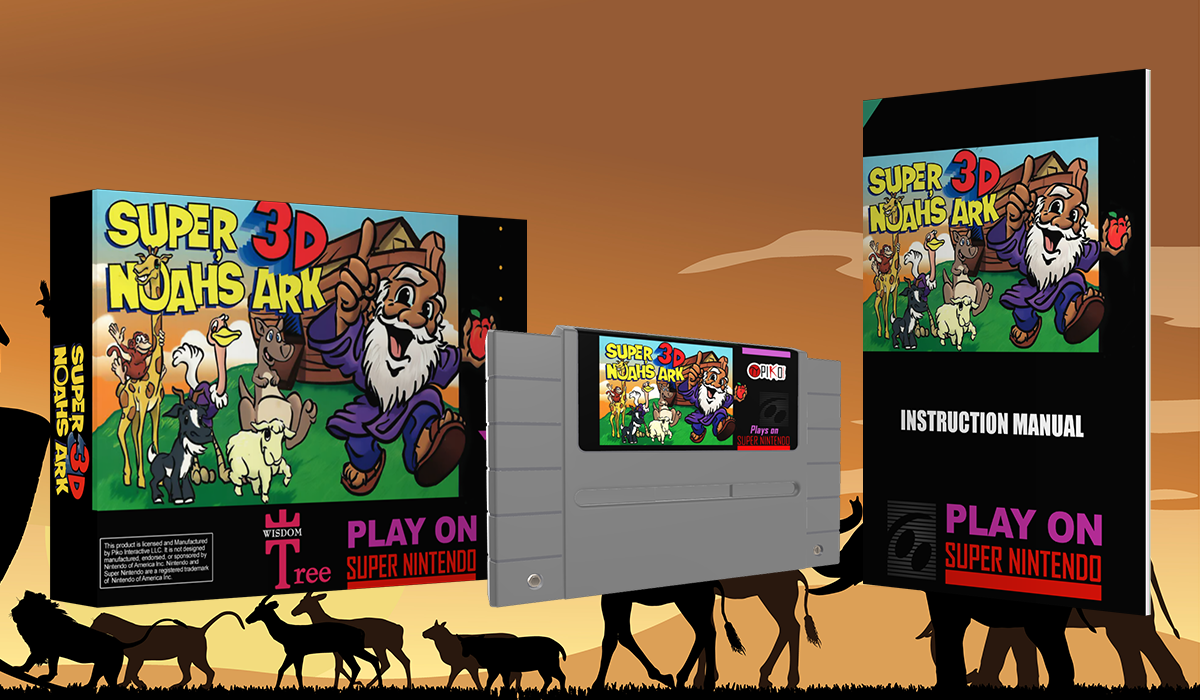 Super 3D Noah's Ark- Super Nintendo (BACK-ORDER - EXPECTED AUGUST)