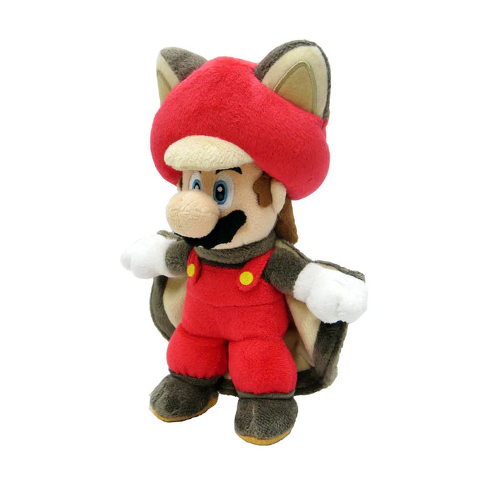 Super Mario Bros Flying Squirrel Mario 9" Plush [Little Buddy]