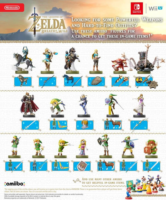 Zelda - Breath of the Wild - Nintendo Amiibo, Japan Import