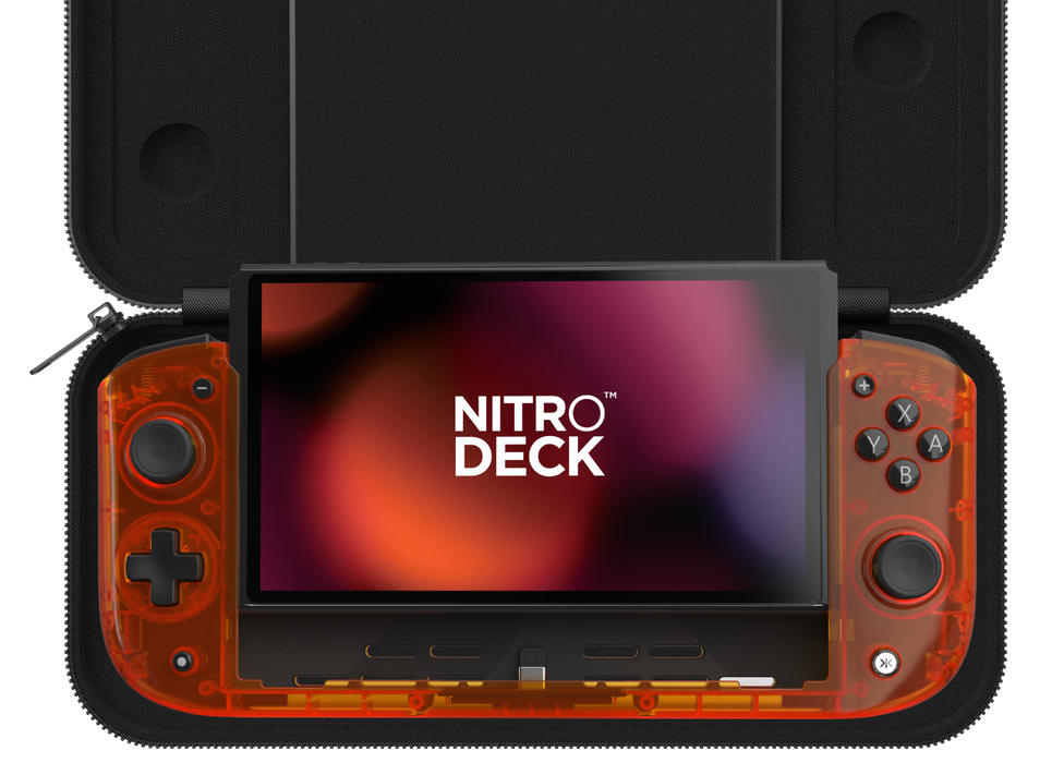 CRKD Nitro Deck [Retro Orange Zest Limited Edition] with Carry Case - Nintendo Switch
