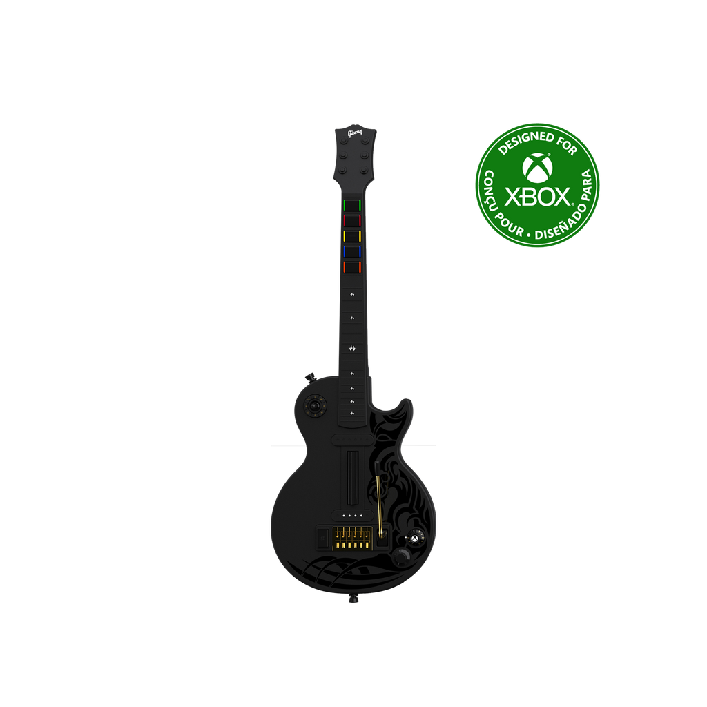 CRKD Gibson Les Paul Black Tribal Encore Edition for Xbox Series X