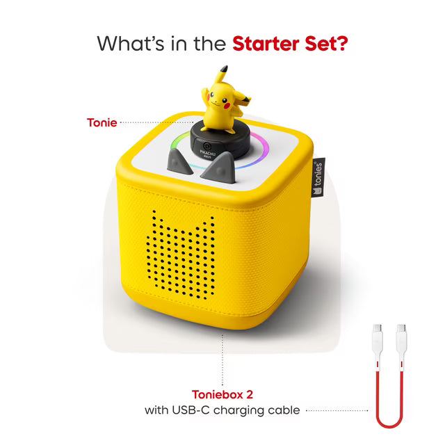 Tonies Pikachu Toniebox 2 Starter Set – Lightning Yellow (PRE-ORDER)