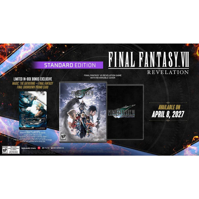 Final Fantasy VII: Revelation Day One Edition [Game-Key Card] - Nintendo Switch 2 (PRE-ORDER)