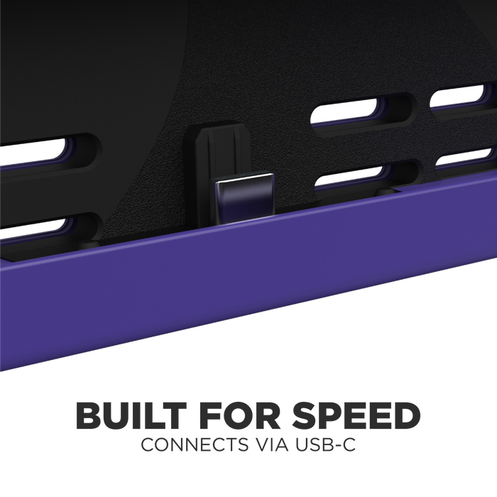 CRKD Nitro Deck [Retro Purple Limited Edition] with Carry Case - Nintendo Switch