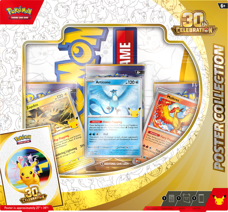 TCG - Pokemon 30th Celebration Poster Collection (PRE-ORDER)