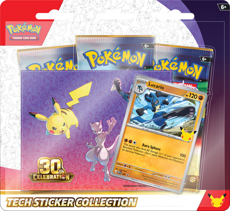 TCG - Pokemon 30th Celebration Tech Sticker Collection (PRE-ORDER)
