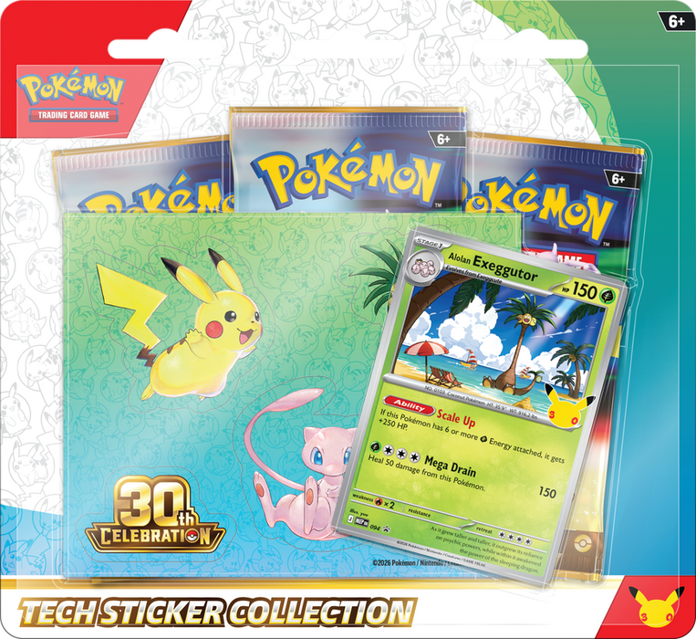 TCG - Pokemon 30th Celebration Tech Sticker Collection (PRE-ORDER)