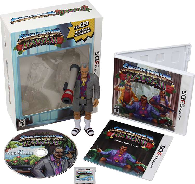 SHAKEDOWN: HAWAII - NINTENDO 3DS (COLLECTOR'S EDITION