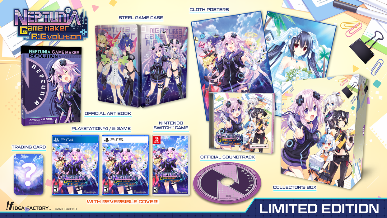 Neptunia Game Maker R:Evolution [LIMITED EDITION] - Nintendo Switch [FREE SHIPPING IN CANADA] (PRE-ORDER)
