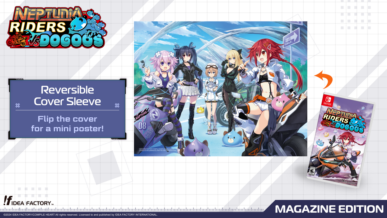 Neptunia Riders VS Dogoos [Magazine Edition] - Nintendo Switch (PRE-ORDER)