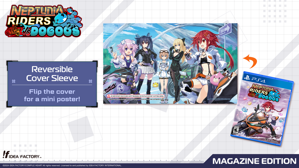 Neptunia Riders VS Dogoos [Magazine Edition] - Playstation 4
