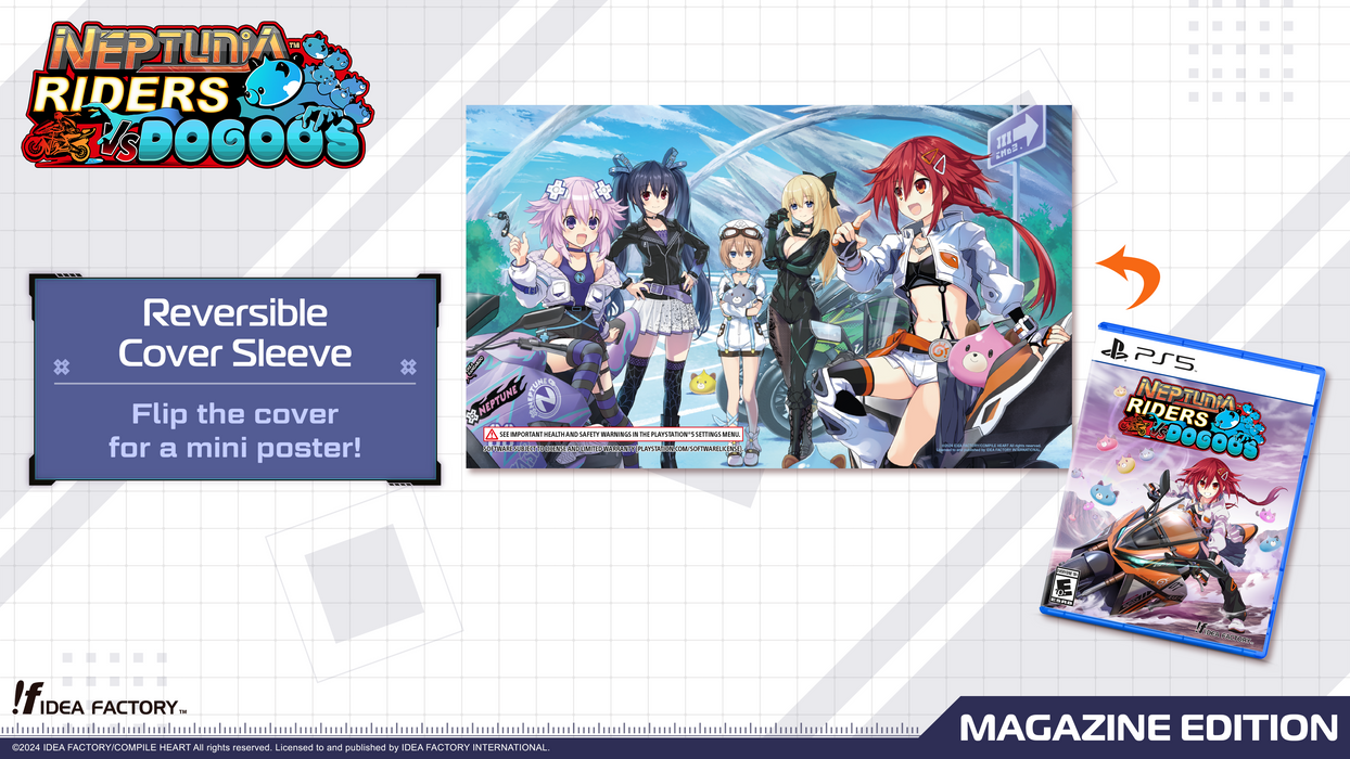 Neptunia Riders VS Dogoos [Magazine Edition] - Playstation 5
