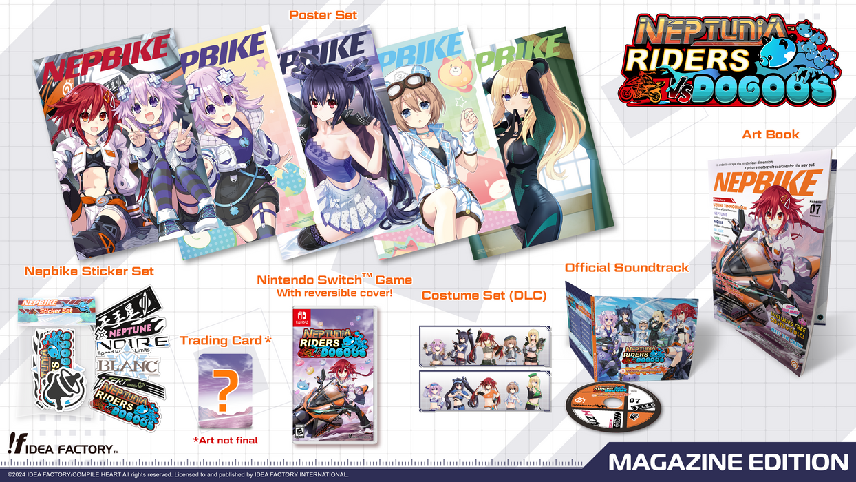 Neptunia Riders VS Dogoos [Magazine Edition] - Nintendo Switch