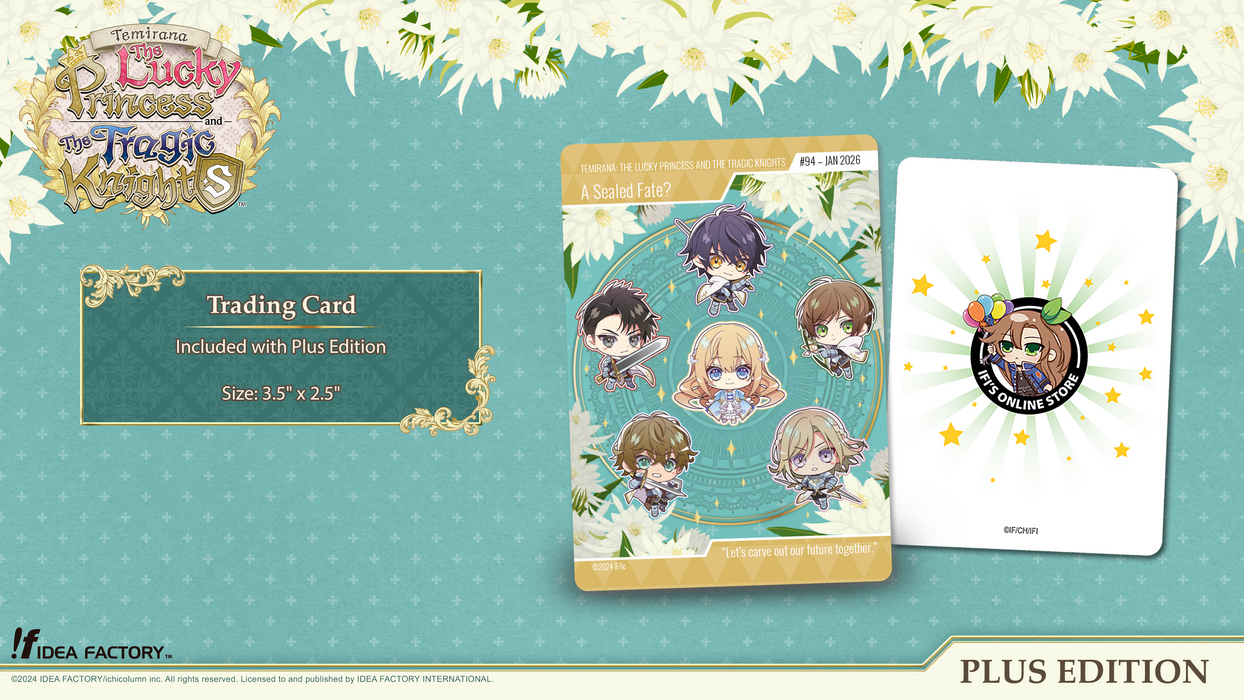 Temirana: The Lucky Princess and the Tragic Knights Plus Edition - Nintendo Switch (Free Shipping) (PRE-ORDER) (Ships in Canada Only)