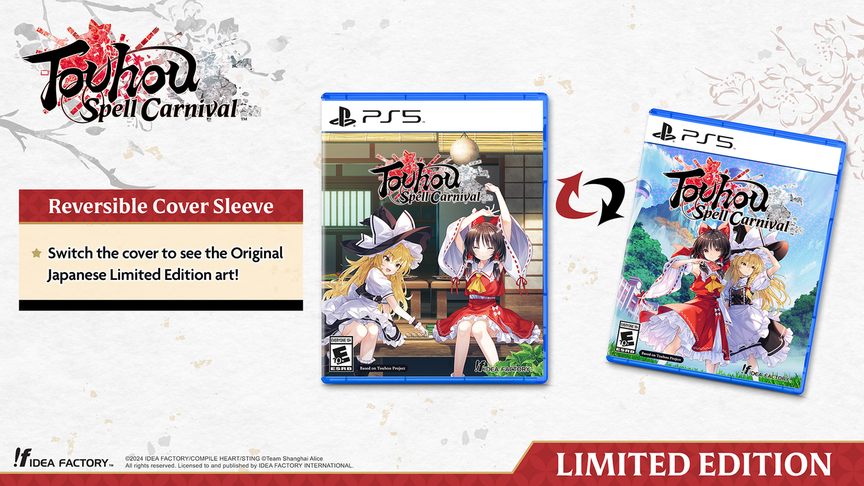 Touhou Spell Carnival [Limited Edition] - Playstation 5