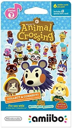 Animal Crossing - Amiibo Cards Series 3 (6 Cards/Pack)- Nintendo Wii U