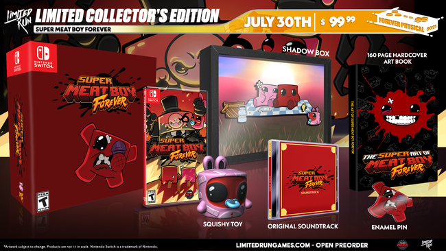 Super Meat Boy Forever Collector's Edition [Limited Run Games #116 Super Meat Boy Forever Collector's Edition [Limited Run Games #116