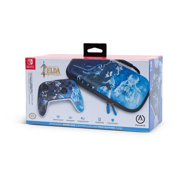 PowerA Enhanced Wireless Controller and Protection Case for Nintendo Switch – Midnight Ride
