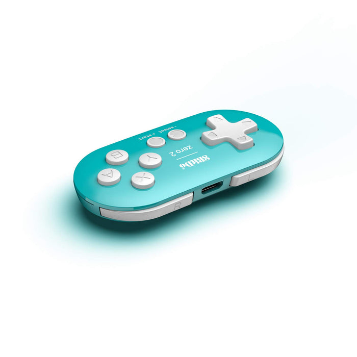 Small Keychain Controller 8Bitdo Zero 2 Bluetooth Gamepad Keychain Sized Mini Controller for Swi ...