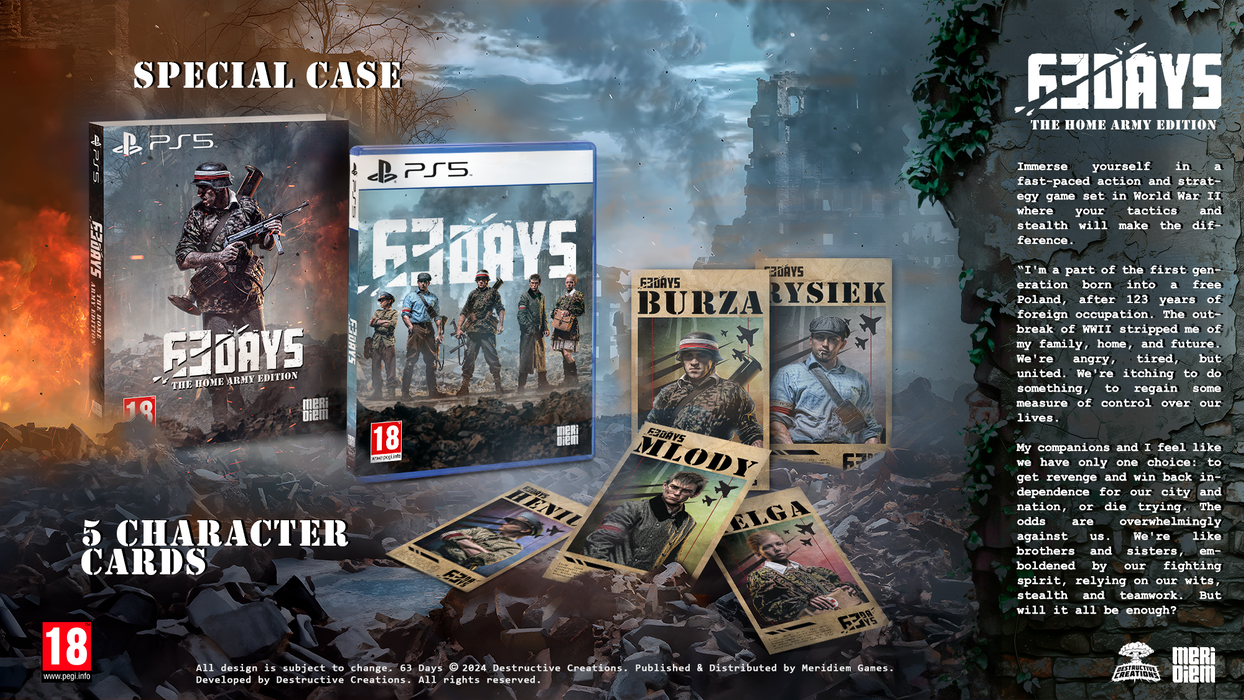 63 Days [The Home Army Edition] (EU Import) - Playstation 5