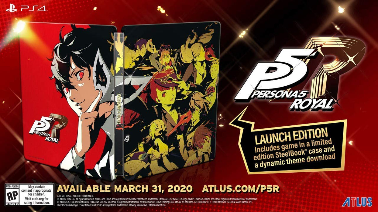 Persona 5 Royal Steel Book Launch Edition - Playstation 4