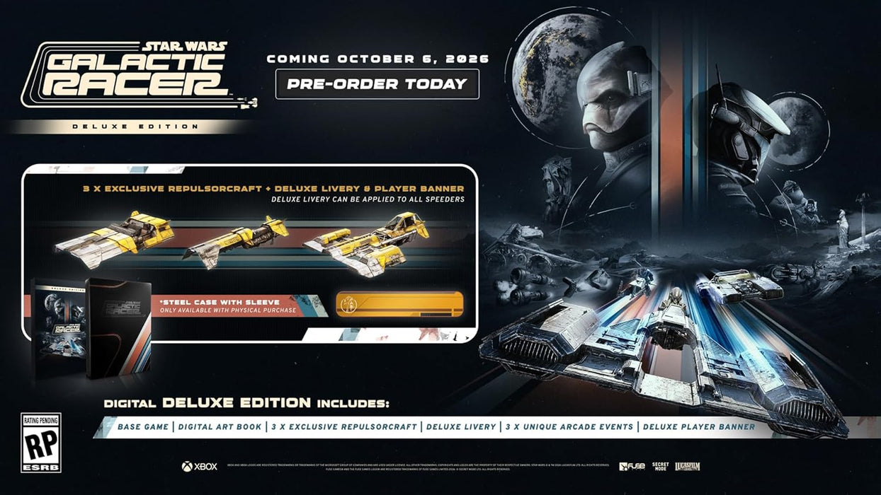 Star Wars Galactic Racer Deluxe Edition - PlayStation 5 (PRE-ORDER)