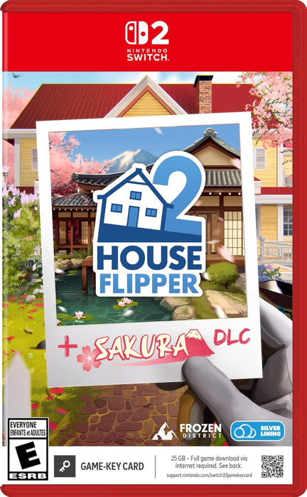 House Flipper 2 + Sakura DLC [Game-Key Card] - Nintendo Switch 2 (PRE-ORDER)