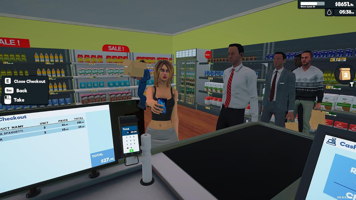 Supermarket Simulator [Game-Key Card] - Nintendo Switch 2 (PRE-ORDER)