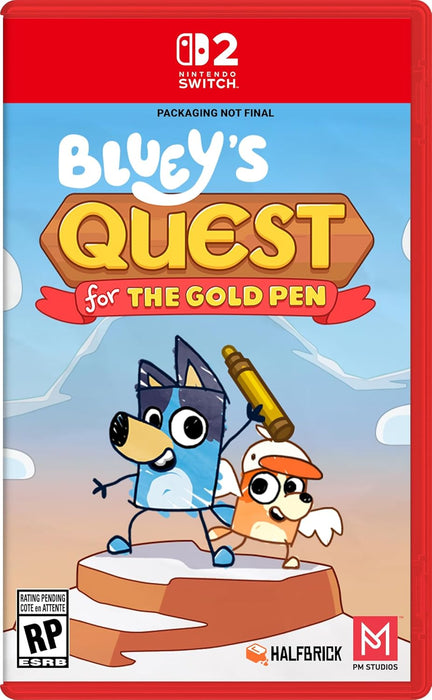 Bluey's Quest for The Gold Pen - Nintendo Switch 2 (PRE-ORDER)