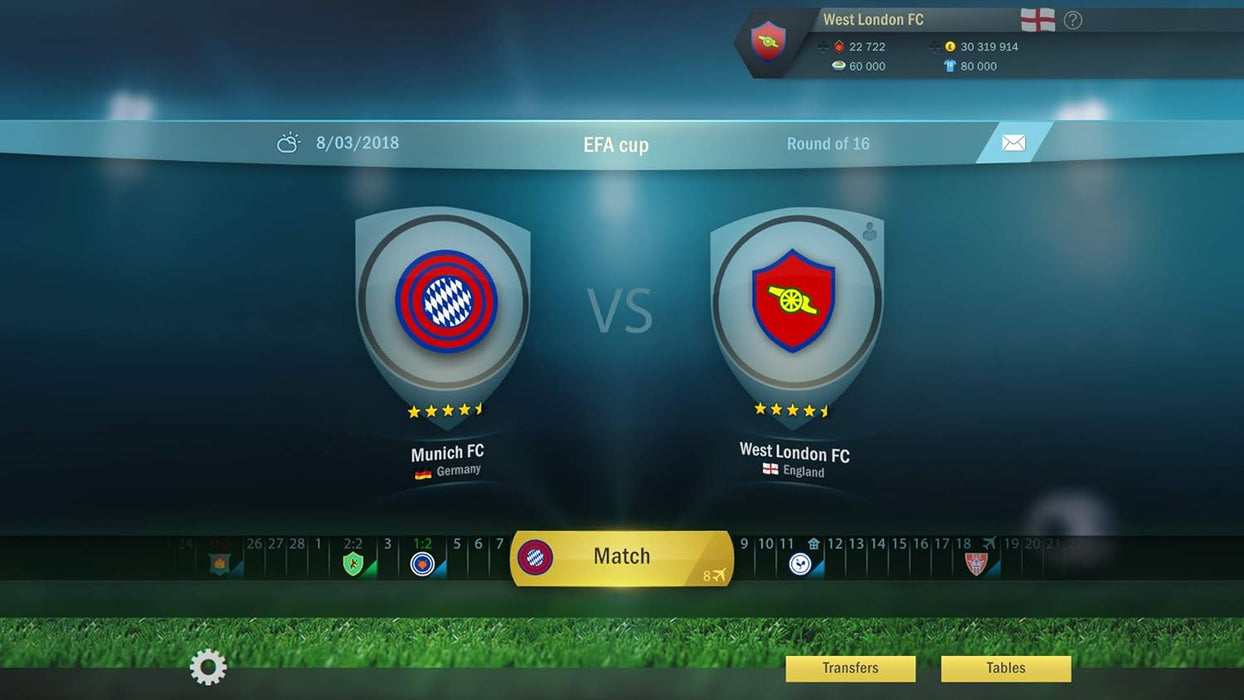 Football Tactics & Glory  (EU Import) - Nintendo Switch