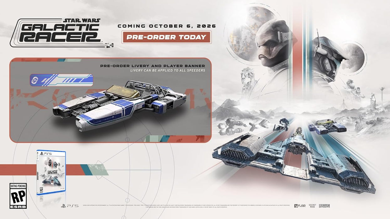 Star Wars Galactic Racer - PlayStation 5 (PRE-ORDER)