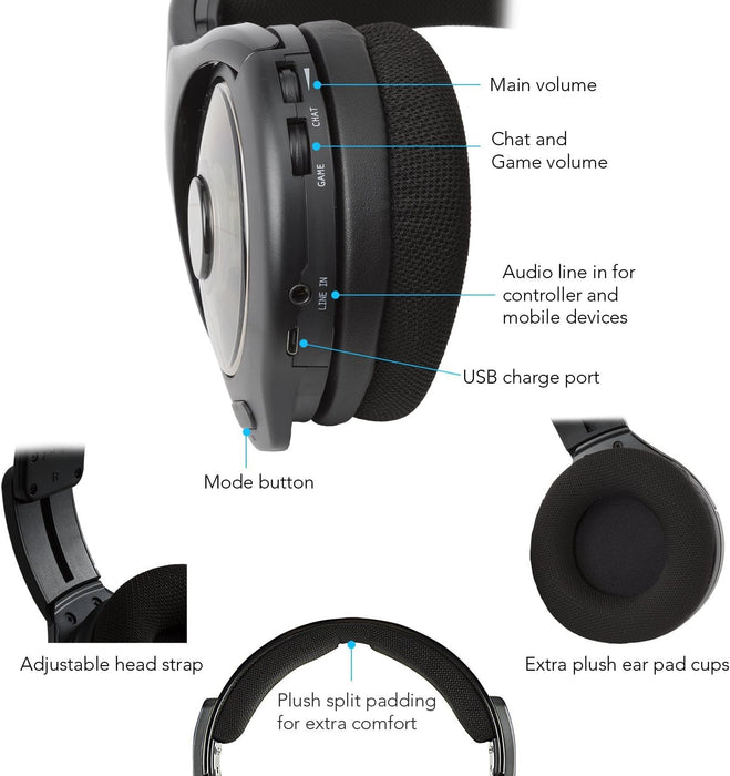 Afterglow Wireless Headset Pdp Afterglow Xbox One Headset Ag9