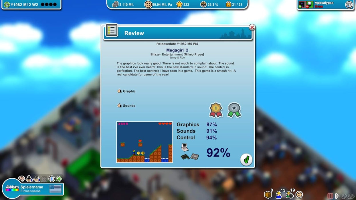 Mad Games Tycoon - PS4 (EU Import)