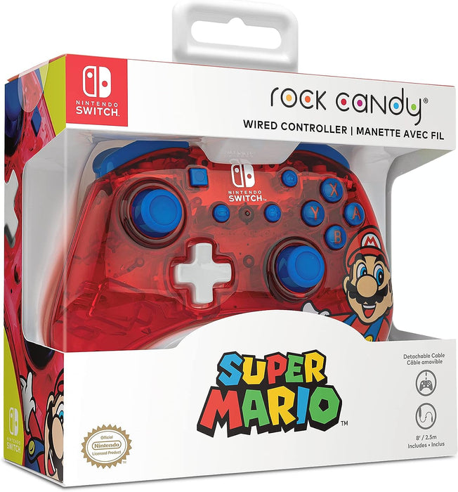 PDP Rock Candy Wired Controller Mario Punch - Nintendo Switch