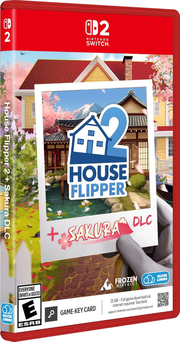 House Flipper 2 + Sakura DLC [Game-Key Card] - Nintendo Switch 2 (PRE-ORDER)