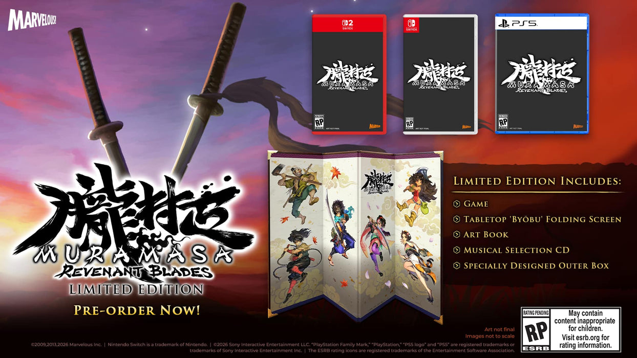 Muramasa Revenant Blades Limited Edition Playstation 5 PRE ORDER muramasa-revenant-blades-limited-edition-playstation-5-pre-order