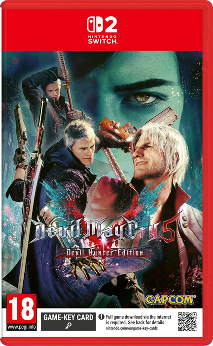 Devil May Cry 5 [Devil Hunter Edition] [EU Import - Multi Language] [Game-Key Card] - Nintendo Switch 2
