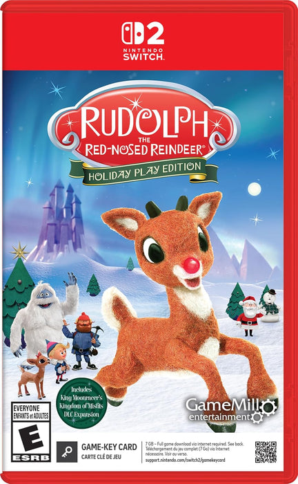 Rudolph the Red-Nosed Reindeer: Holiday Play Edition [Game-Key Card] - Nintendo Switch 2