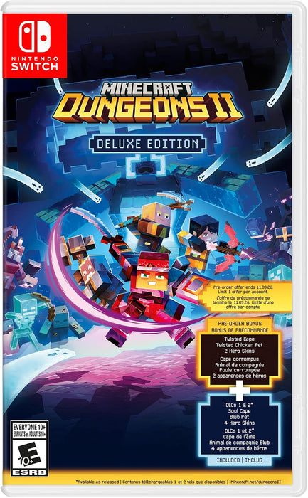 Minecraft Dungeons II – Deluxe Edition - Nintendo Switch (PRE-ORDER)